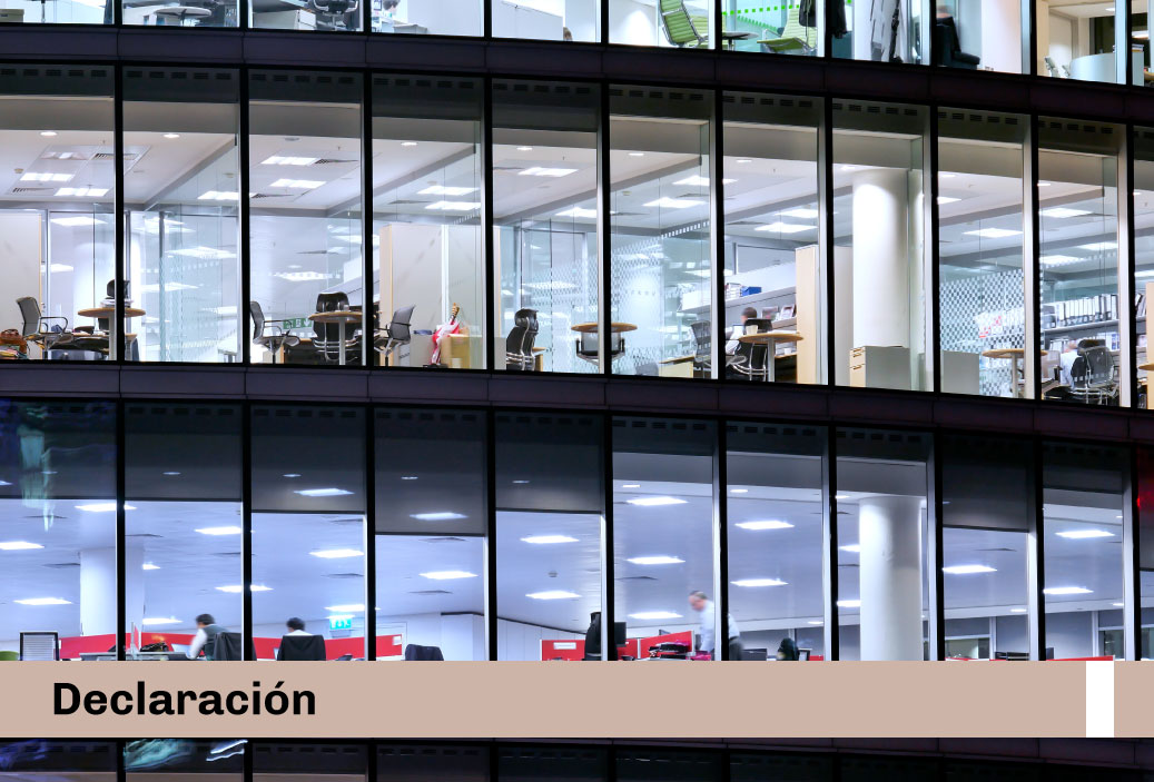 declaración