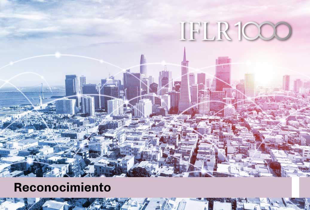 Hemos sido reconocidos en M&A en el reciente ránking de IFLR1000