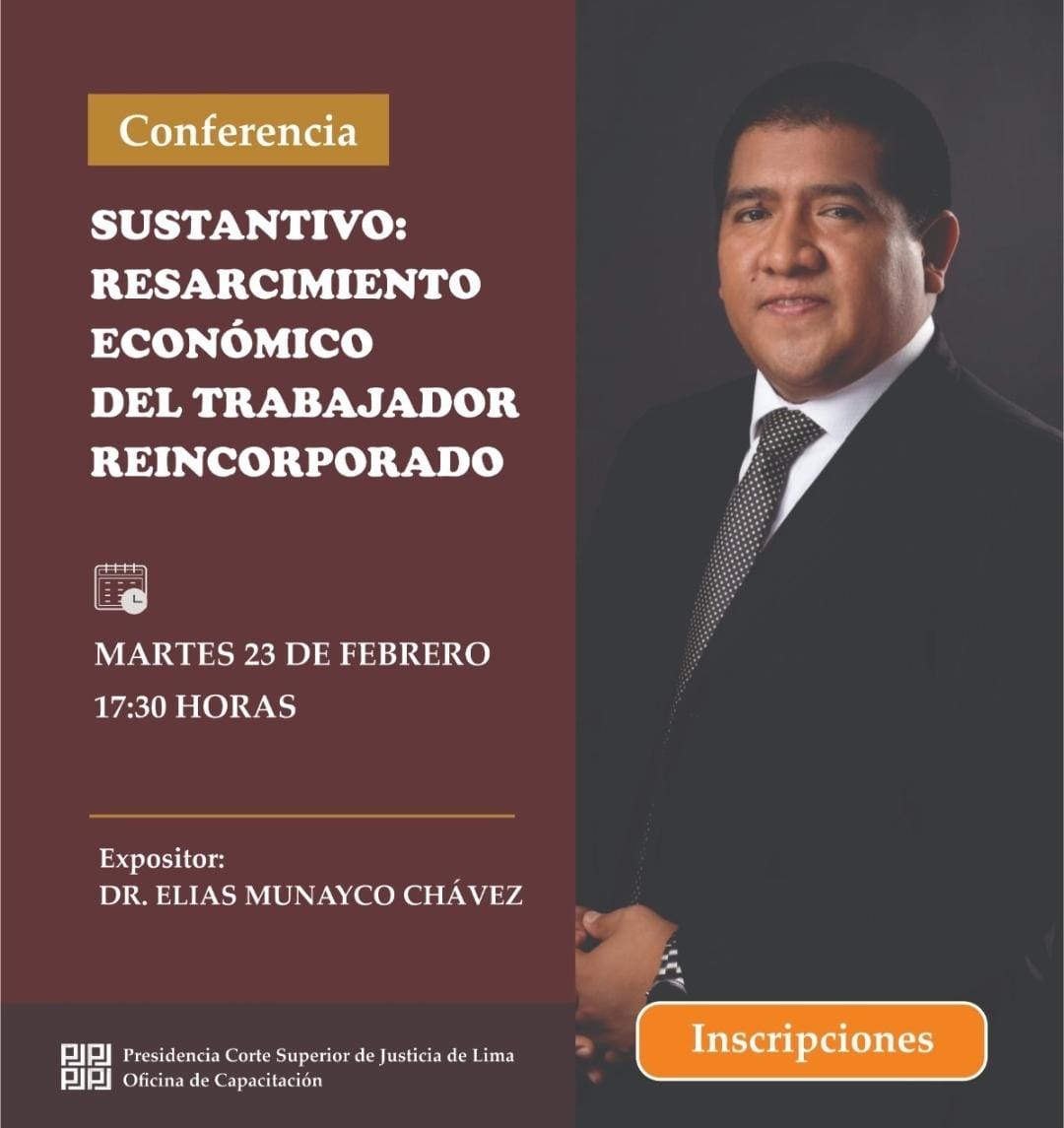 EMC – Participación en Corte Superior Justicia Lima